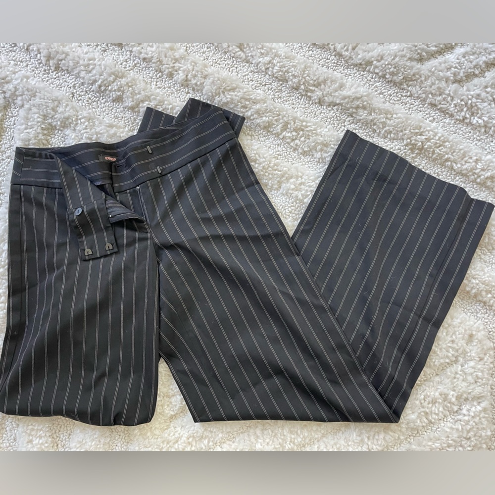 Express Pinstripe Dress Pants || Size 4